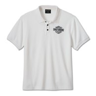 Pánské tričko POLO-KNIT,WHITE