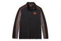Pánská tenká mikina PULLOVER-KNIT,BLACK