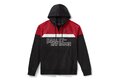 Pánská mikina HOODIE-KNIT,BLACK/RED
