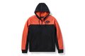 Pánská mikina HOODIE-KNIT,BLACK/ORANGE