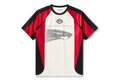 Pánské tričko TEE-KNIT,OFF WHITE/RED