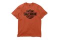 Pánské tričko H-D Standard Bar & Shield Tee - Vintage Orange