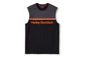 Pánské tričko TANK-KNIT,BLACK/DARK G
