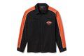 Pánská košile - SHIRT-WOVEN,BLACK/ORANGE