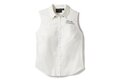 Dámská košilová vesta TANK-WOVEN,OFF WHITE