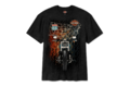Pánské tričko TEE-KNIT,ROUTE 66,BLACK
