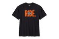 Pánské tričko - TEE-KNIT,RIDE,BLACK