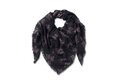 SHAWL-KNIT,BLACK