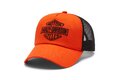 Kšiltovka - HAT-TRUCKER,WOVEN,ORANGE