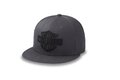 HAT-WOVEN,DARK GREY