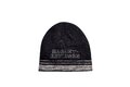 HAT-HEATHERED TRIM,KNT,BL