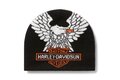 BEANIE-KNIT,BLACK -oboustranná čepice