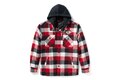 Pánská bunda SHIRT JACKET-WOVEN,RED