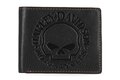 Pánská peněženka Classic Leather Skull Passcase Black