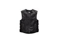 Pánská kožená vesta VEST-SWAT II,LTHR,BLK
