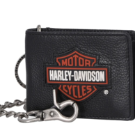 Pánská peněženka Bar & Shield Patch Bi-fold Leather