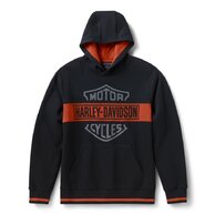 Pánská mikina HOODIE-KNIT,BLACK