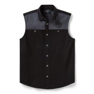 Pánská košile BLOWOUT-WOVEN,BLACK