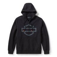 Pánská mikina HOODIE-KNIT,BLACK