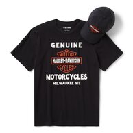 Pánský set tričko + kšiltovka HAT/TEE SET-WOVEN/KNIT