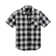 Pánská košile SHIRT-WOVEN,BLACK PLAID