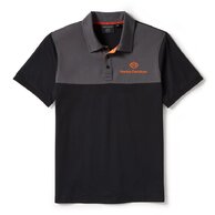 Pánské tričko POLO-KNIT,BLACK/DARK