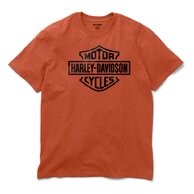 Pánské tričko H-D Standard Bar & Shield Tee - Vintage Orange