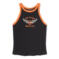 Dámské tílko - TANK-KNIT,BLACK