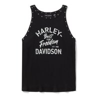 Dámské tílko - TANK-KNIT,BLACK