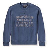 Pánské tenká mikina/tričko PULLOVER-KNIT,DARK BLU