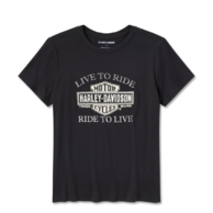 Dámské tričko TEE-KNIT,BLING,B/S,BLACK
