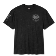Pánské tričko TEE-KNIT,ROUTE 66,BLACK