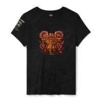 Dámské tričko TEE-KNIT,ROUTE 66,BLACK