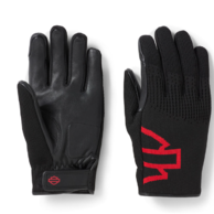 Pánské rukavice  GLOVES-F/F,TEXTILE/LEAT