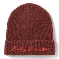 Dámská zimní čepice - BEANIE-KNIT,DARK RED