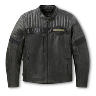 Pánská bunda JACKET-LEATHER,PASSING