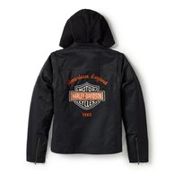 Dámská bunda JACKET-WOVEN/KNIT,BLAC