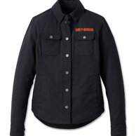 SHIRT JACKET-OPERATIVE,TEXTILE,BLACK,PPE