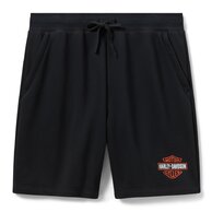 Pánské teplákové kraťasy - SHORTS-KNIT,BLACK