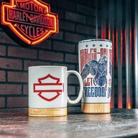 H-D 1970s Eagle mug/Travel mug set