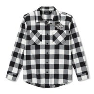 Pánská košile SHIRT-WOVEN,BLACK/OFF