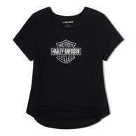 Dámské tričko TOP-KNIT,BLACK