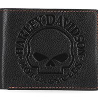 Pánská peněženka Classic Leather Skull Passcase Black