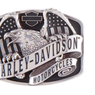 Spona Eagle wing over America buckle