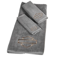 H-D Open Bar & Shield Towel Set