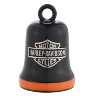 RIDE BELLS - STRIPE BELL-BLK/ORG