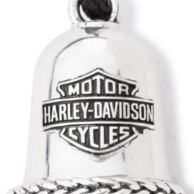 RIDE BELL - BRAIDED LOGO BELL-SLV/HEM