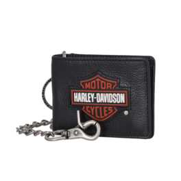 Pánská peněženka Bar & Shield Patch Bi-fold Leather