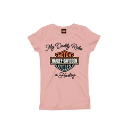 Tod Girl Tee Glitter Daddy Rides