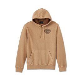 HOODIE-KNIT,TAN